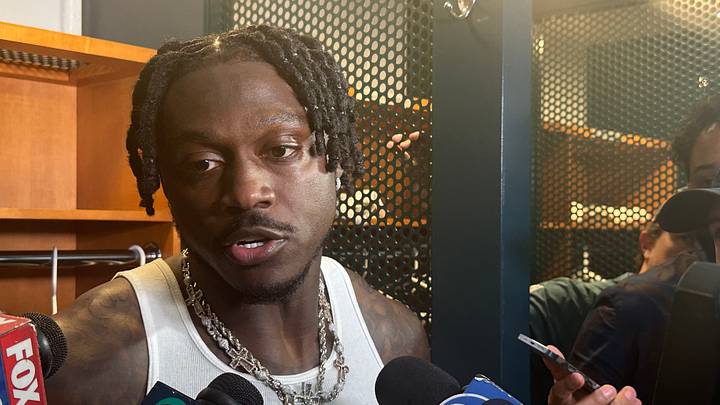 Eagles WR A.J. Brown addresses media following Week 6 win over Browns. Eagles WR A.J. Brown addresses media following Week 6 win over Browns.