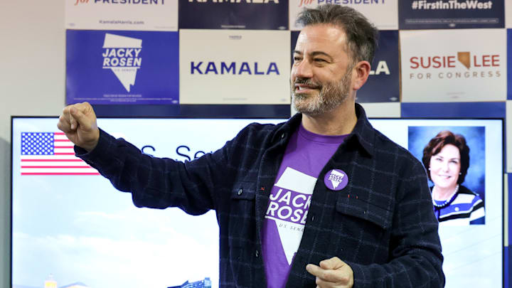 Jimmy Kimmel Joins Sen. Jacky Rosen As She Campaigns For Reelection In Las Vegas