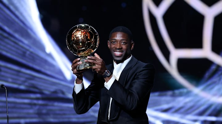 Ousmane Dembélé a soulevé le Ballon D'Or en 2025