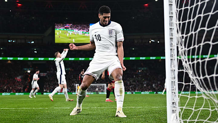 Jude Bellingham assisted England's winner against Albania.