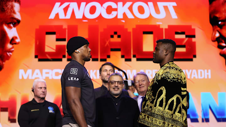 Anthony Joshua v Francis Ngannou Press Conference