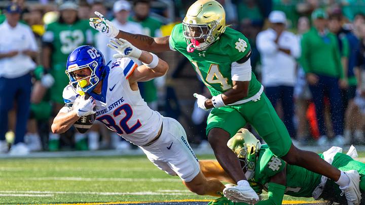 Boise State Broncos wide receiver Ben Ford. Boise State Broncos wide receiver Ben Ford.