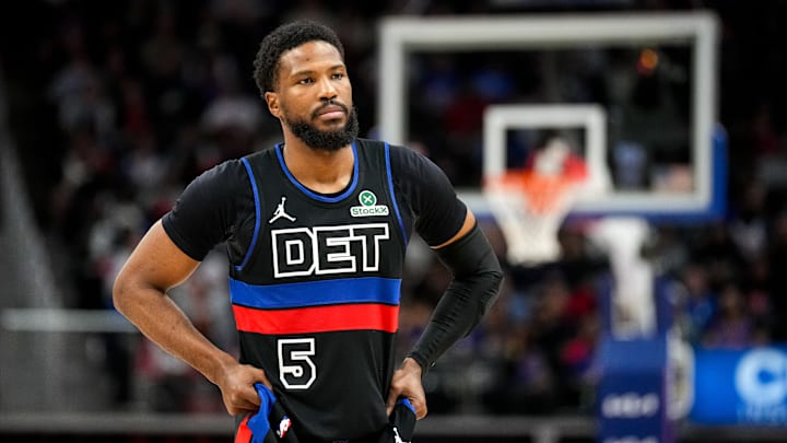 Detroit Pistons guard Malik Beasley (5).