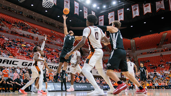 Iowa State was stunned at Oklahoma State Tuesday night in Big 12 Conference action.