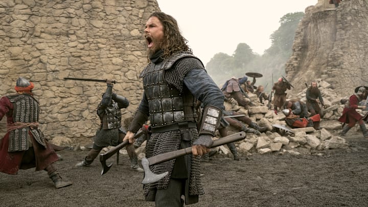 Vikings Valhalla. Sam Corlett as Leif Eriksson in episode 301 of Vikings Valhalla. Cr. Bernard Walsh/Netflix © 2024