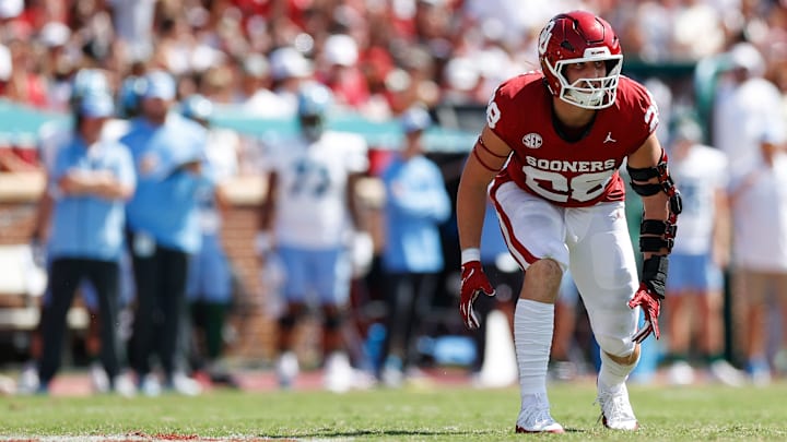 Oklahoma Sooners linebacker Danny Stutsman