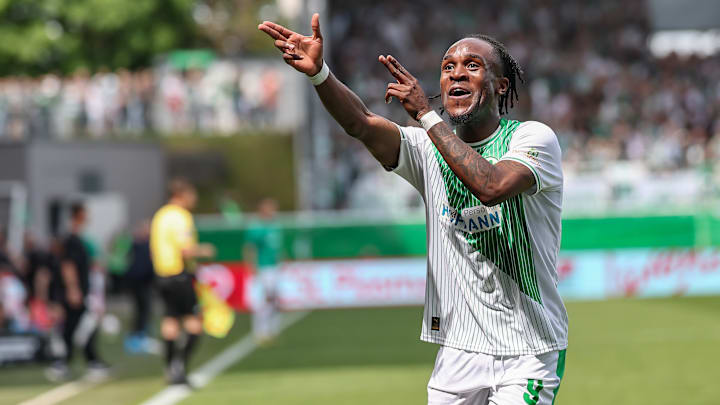Noel Futkeu beim Torjubel