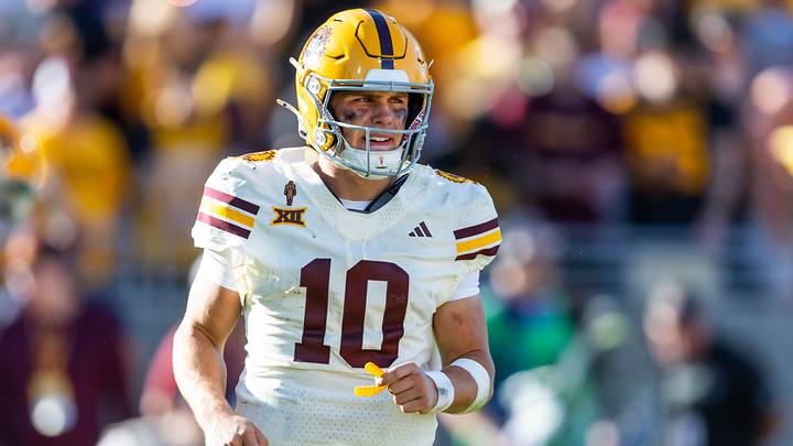 Arizona State Sun Devils quarterback Sam Leavitt. Arizona State Sun Devils quarterback Sam Leavitt.
