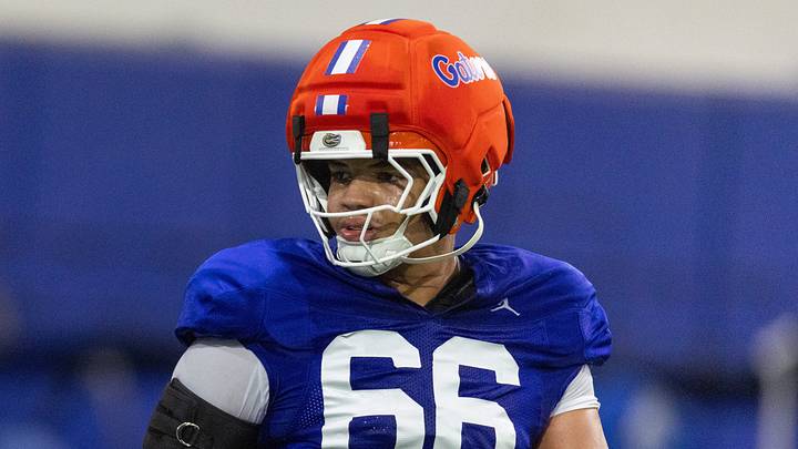 Florida offensive lineman Emeka Ugorji was battling to be one of the Gators' starting tackles. Florida offensive lineman Emeka Ugorji was battling to be one of the Gators' starting tackles.