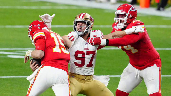 Feb 11, 2024; Paradise, Nevada, USA; Kansas City Chiefs quarterback Patrick Mahomes (15) is