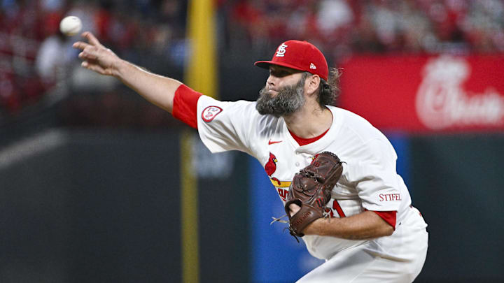 St. Louis Cardinals starting pitcher Lance Lynn
