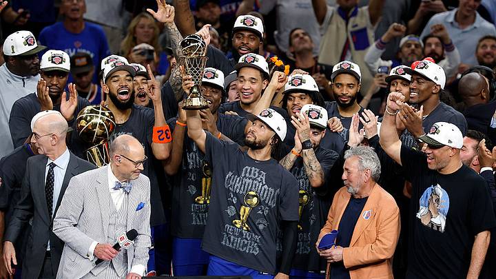 Jalen Brunson won Finals MVP after leading the Knicks to their first title in 53 years. Jalen Brunson won Finals MVP after leading the Knicks to their first title in 53 years.