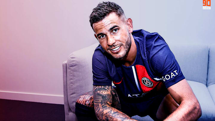 Lucas Hernandez sous le maillot du PSG