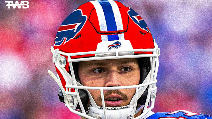 Josh Allen Red Helmet Mockup