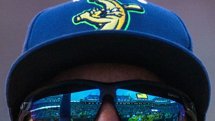 The Savannah Bananas defeated the Texas Tailgaters inside Doak Campbell Stadium on Saturday, Feb. 28, 2026. The Savannah Bananas defeated the Texas Tailgaters inside Doak Campbell Stadium on Saturday, Feb. 28, 2026.