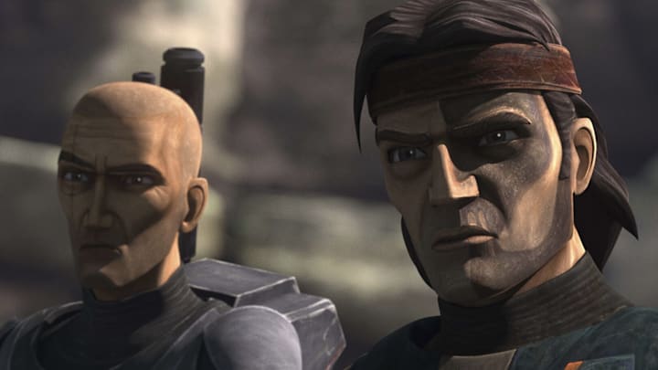 Star Wars: The Bad Batch Season 3 "The Harbinger." Crosshair and Hunter. Image Credit: StarWars.com