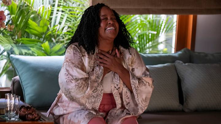 Natasha Rothwell in The White Lotus season 3 on HBO Natasha Rothwell in The White Lotus season 3 on HBO