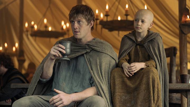 Peter Claffey and Dexter Sol Ansell in A Knight of the Seven Kingdoms. Peter Claffey and Dexter Sol Ansell in A Knight of the Seven Kingdoms.