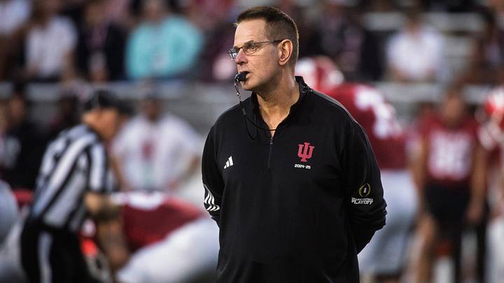 Indiana Head Coach Curt Cignetti during the Indiana football spring game at Memorial Stadium on Thursday, April 23, 2026.