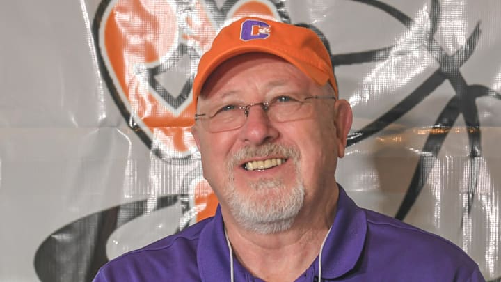 Jim Davis, former Clemson women's basketball head coach speaks during the 2nd Clemson Alumni Reunion Golf Tournament Benefit at Cross Creek Golf Club in Seneca, S.C. June 7, 2021. The event benefits Brian Mance.

2nd Clemson Alumni Reunion Golf Tournament Benefit