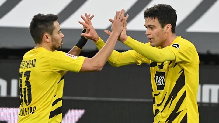 Raphael Guerreiro (links) und Giovanni Reyna (rechts) sind wieder im Mannschaftstraining von Borussia Dortmund zurück.