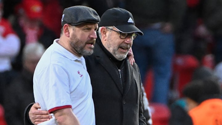 Steffen Baumgart mit Urs Fischer