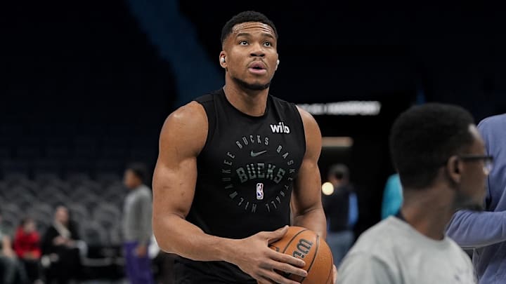 Milwaukee Bucks forward Giannis Antetokounmpo.