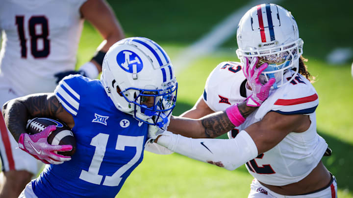 BYU wide receiver Keelan Marion against Arizona