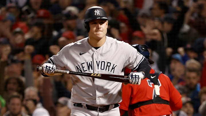 Anthony Rizzo jugó para los Yankees en la temporada 2021 