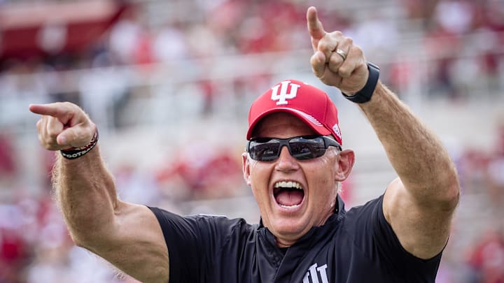 Indiana head coach Tom Allen