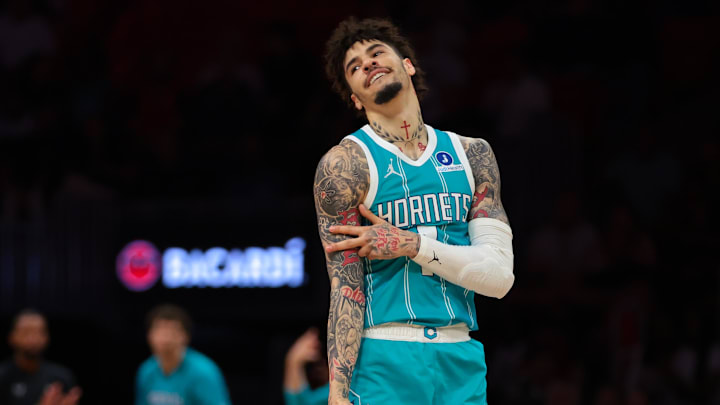 Charlotte Hornets guard LaMelo Ball.