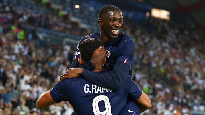 O. Dembélé et G. Ramos vs Tottenham, Supercoupe