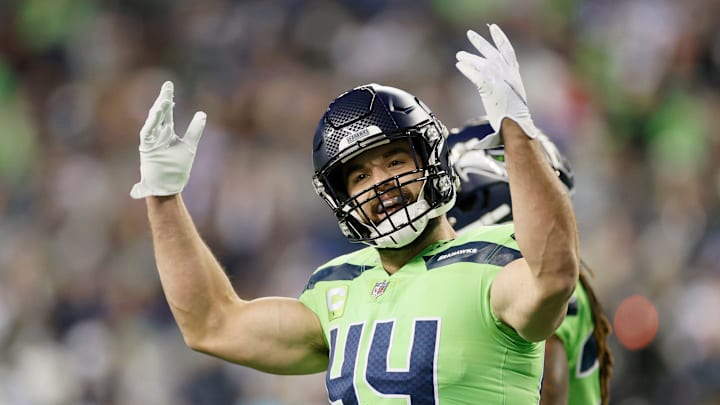 Nick Bellore with the Seattle Seahawks