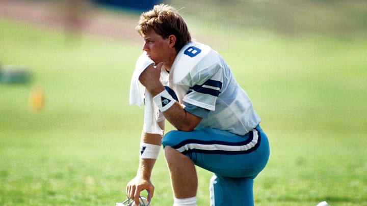 Los Cowboys seleccionaron a su mítico mariscal de campo Troy Aikman en el primer lugar global del Draft de la NFL en 1989