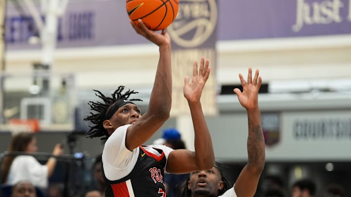 PSA Cardinals’ Dylan Mingo (2) shoots the ball during a game at Nike EYBL at the Memphis Sports & Events Center on Saturday, May 17, 2025. PSA Cardinals’ Dylan Mingo (2) shoots the ball during a game at Nike EYBL at the Memphis Sports & Events Center on Saturday, May 17, 2025.