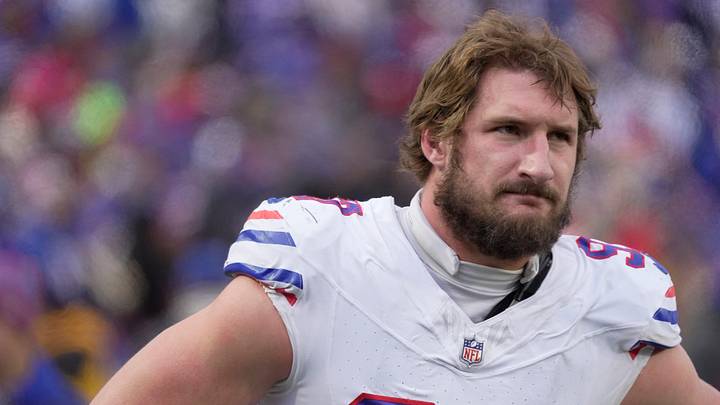 Buffalo Bills defensive end Joey Bosa. Buffalo Bills defensive end Joey Bosa.