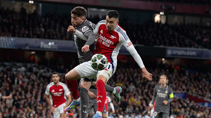 Arsenal, de Martinelli, atropelou o Real Madrid na ida