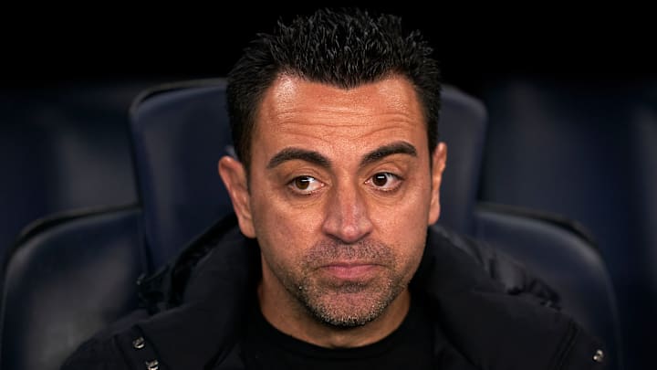 Xavi con el FC Barcelona