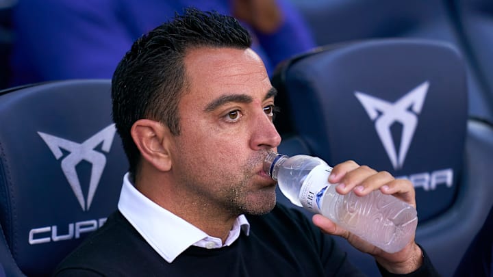 Xavi Hernandez con el FC Barcelona