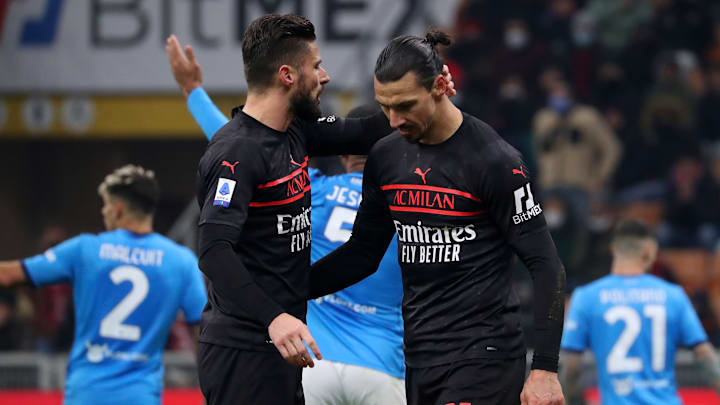 Olivier Giroud e Zlatan Ibrahimovic Olivier Giroud e Zlatan Ibrahimovic