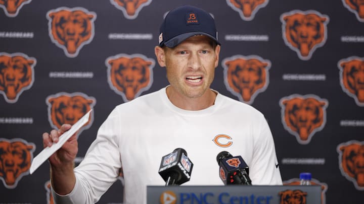 Bears coach Ben Johnson publicly criticized his players' practice habits during Wednesday's media availability.