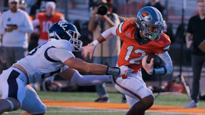 Skyridge RB Ului Faletau had 87 yards and a touchdown on 19 carries in the Falcons' upset of Corner Canyon on Friday. Skyridge RB Ului Faletau had 87 yards and a touchdown on 19 carries in the Falcons' upset of Corner Canyon on Friday.