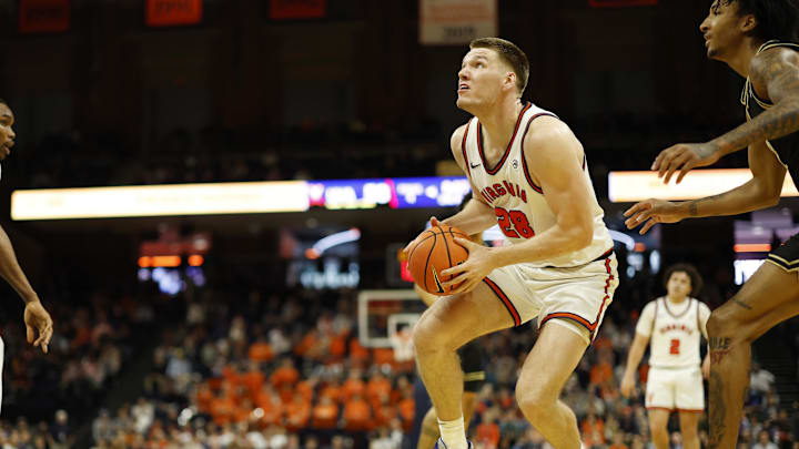 Virginia Cavaliers forward Thijs De Ridder