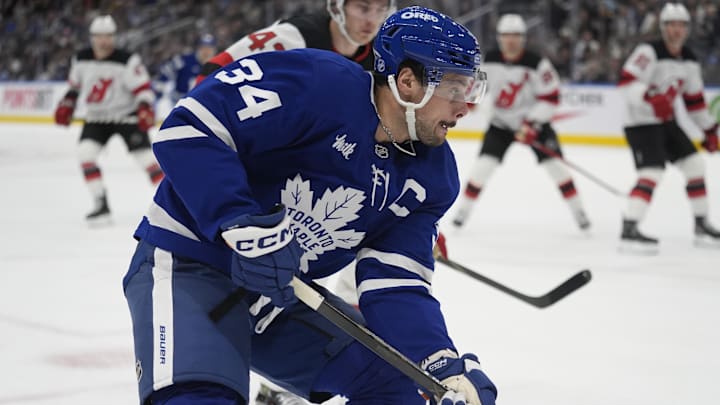 Toronto Maple Leafs forward Auston Matthews (34): John E. Sokolowski-Imagn Images