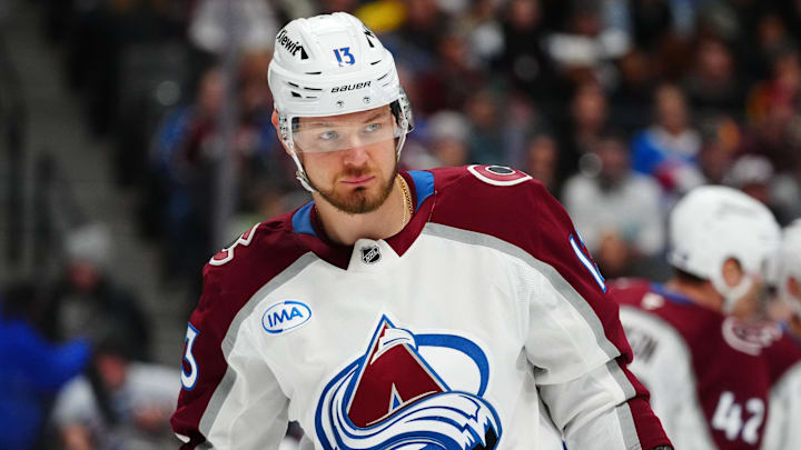 Avalanche forward Valeri Nichushkin missed Monday’s game due to a car accident.