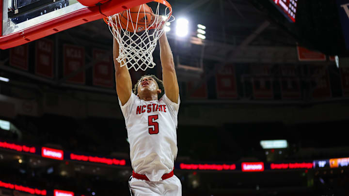 North Carolina State Wolfpack guard Jack Clark (5)