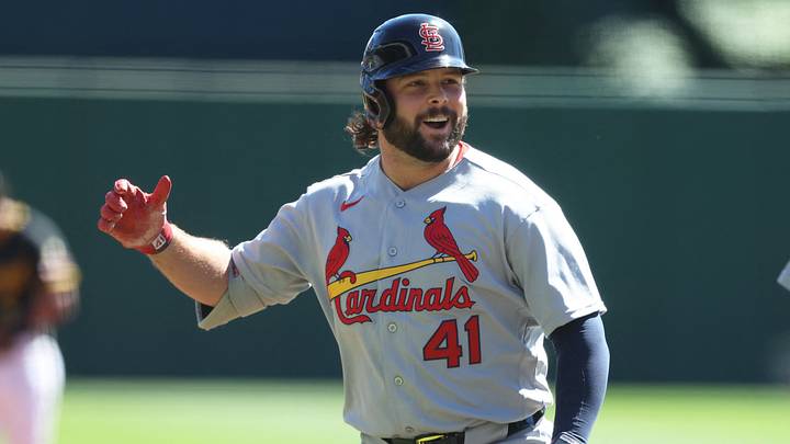 Sep 24, 2026; Pittsburgh, Pennsylvania, USA; St. Louis Cardinals first baseman Alec Burleson (41) circles the bases on a solo home run against the Pittsburgh Pirates during the first inning at PNC Park. Mandatory Credit: Charles LeClaire-Imagn Images Sep 24, 2026; Pittsburgh, Pennsylvania, USA; St. Louis Cardinals first baseman Alec Burleson (41) circles the bases on a solo home run against the Pittsburgh Pirates during the first inning at PNC Park. Mandatory Credit: Charles LeClaire-Imagn Images