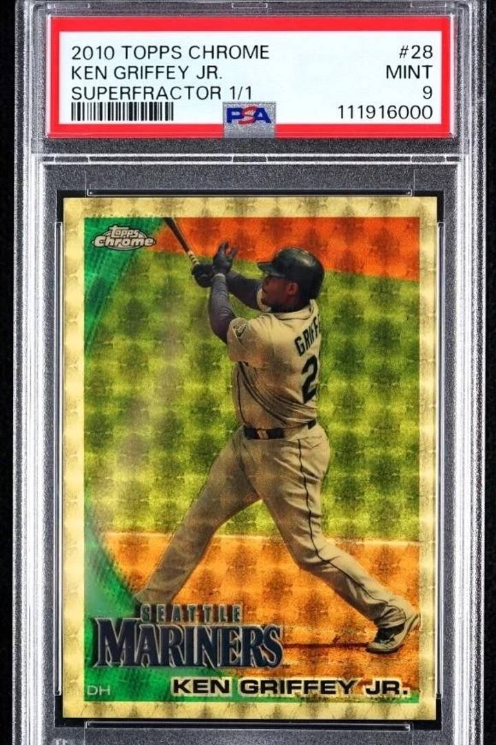 TOPPS CHROME ケングリフィージュニア リフラクター PSA8