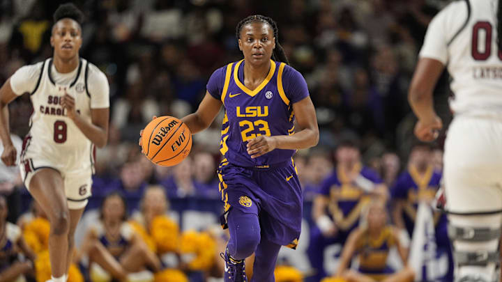 Louisiana State Tigers guard Milaysia Fulwiley.
