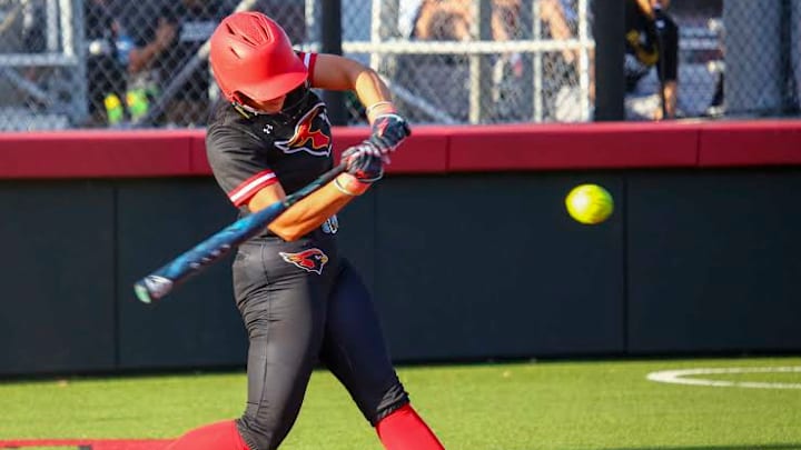 Paisley Needham and the Class 5A defending champion Melissa Lady Cardinals swept their Class 5A-Division I Bi-District series against Texarkana Texas 13-1 and 12-1 to advance to the area round of the UIL Texas State Championships. Paisley Needham and the Class 5A defending champion Melissa Lady Cardinals swept their Class 5A-Division I Bi-District series against Texarkana Texas 13-1 and 12-1 to advance to the area round of the UIL Texas State Championships.